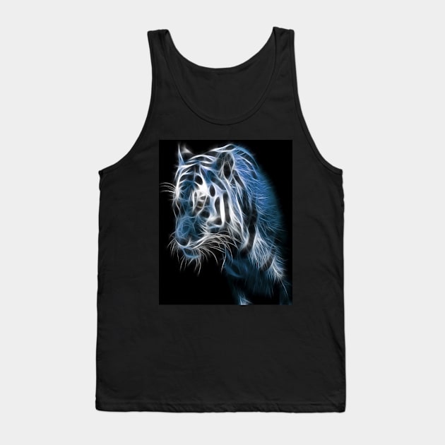 Digital tiger Tank Top by jan666